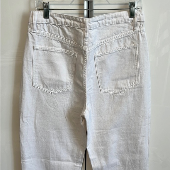 WEWOREWHAT NWOT White High Waist Mom Denim Jeans, Size 30 - Picture 10 of 14